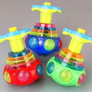 【大人気！】ベビー玩具　ジャイロ　ラウンド発光玩具(楽器のおもちゃ)