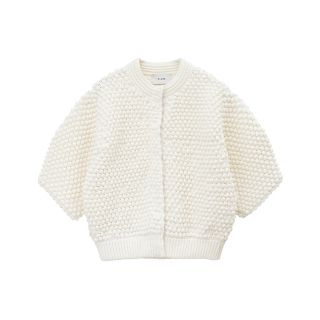 クラネ(CLANE)の3D DOT HALF SLEEVE KNIT CARDIGAN (カーディガン)