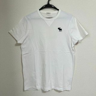 アバクロンビーアンドフィッチ(Abercrombie&Fitch)のアバクロ　Tシャツ　白　Lサイズ　メンズ(Tシャツ/カットソー(半袖/袖なし))