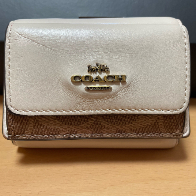 coach 財布　三つ折り　ミニウォレット