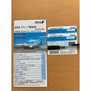 エーエヌエー(ゼンニッポンクウユ)(ANA(全日本空輸))のANA 株主優待券2枚+グループ優待券1冊(その他)