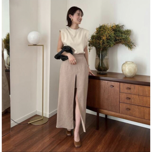 CLANE┊DEEP SLIT SHORT PANTS LAYER SKIRT