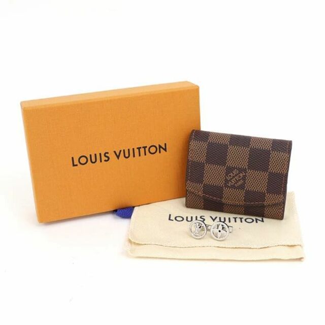 Louis Vuitton MONOGRAM LV Catch Cufflinks (M80188)