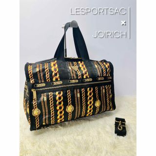 レスポートサック(LeSportsac)のLeSportsac ×JOYRICH  大容量 ボストンバッグ チェーン 黒(ボストンバッグ)