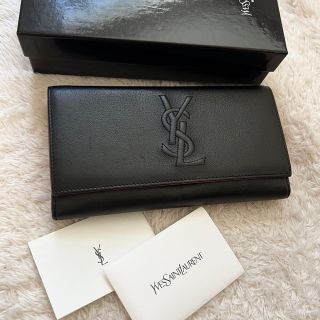 Yves Saint Laurent - 極上美品 イヴサンローラン 2つ折り 長財布の