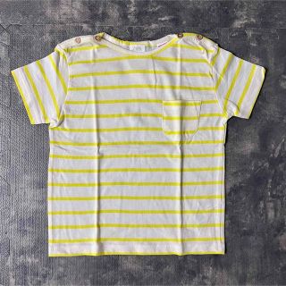 ザラキッズ(ZARA KIDS)の【新品・未使用】ザラベイビー ZARA ボーダー 半袖Tシャツ 104cm(Tシャツ/カットソー)