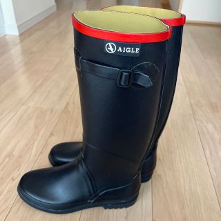 エーグル(AIGLE)のAIGLE エーグル　レインシューズ　37(レインブーツ/長靴)