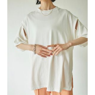 マウジー(moussy)のvacancy 2way ハーフスリーブTシャツ　(シャツ/ブラウス(半袖/袖なし))