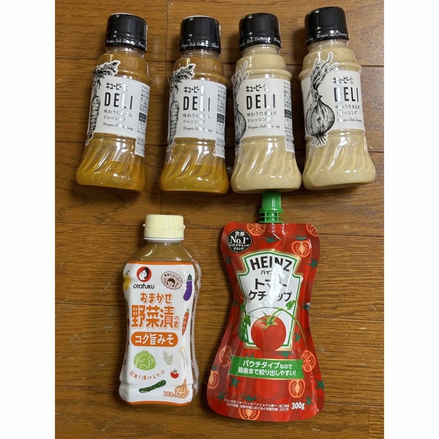 キユーピー(キユーピー)のキユーピー DELI ドレッシング 他　調味料　6点セット　新品 食品/飲料/酒の食品(調味料)の商品写真