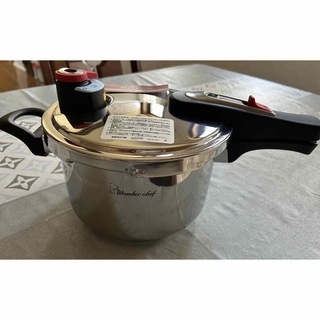 ワンダーシェフ(ワンダーシェフ)のワンダーシェフ　エリユム 家庭用　片手　圧力鍋 4.0L(鍋/フライパン)