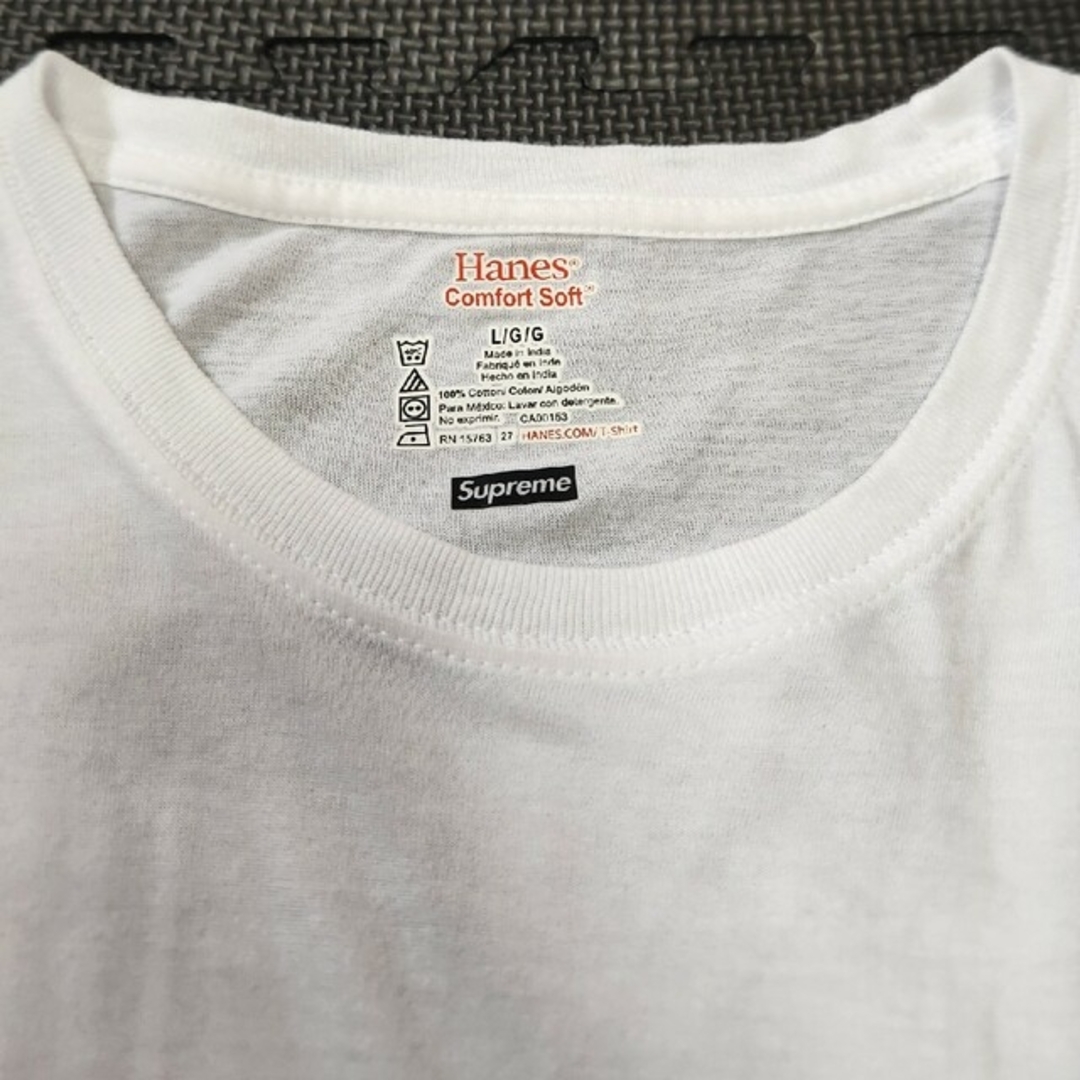 Hanes(ヘインズ)のヘインズ シュプリーム ワンポイントロゴ 半袖Tシャツ メンズのトップス(Tシャツ/カットソー(半袖/袖なし))の商品写真