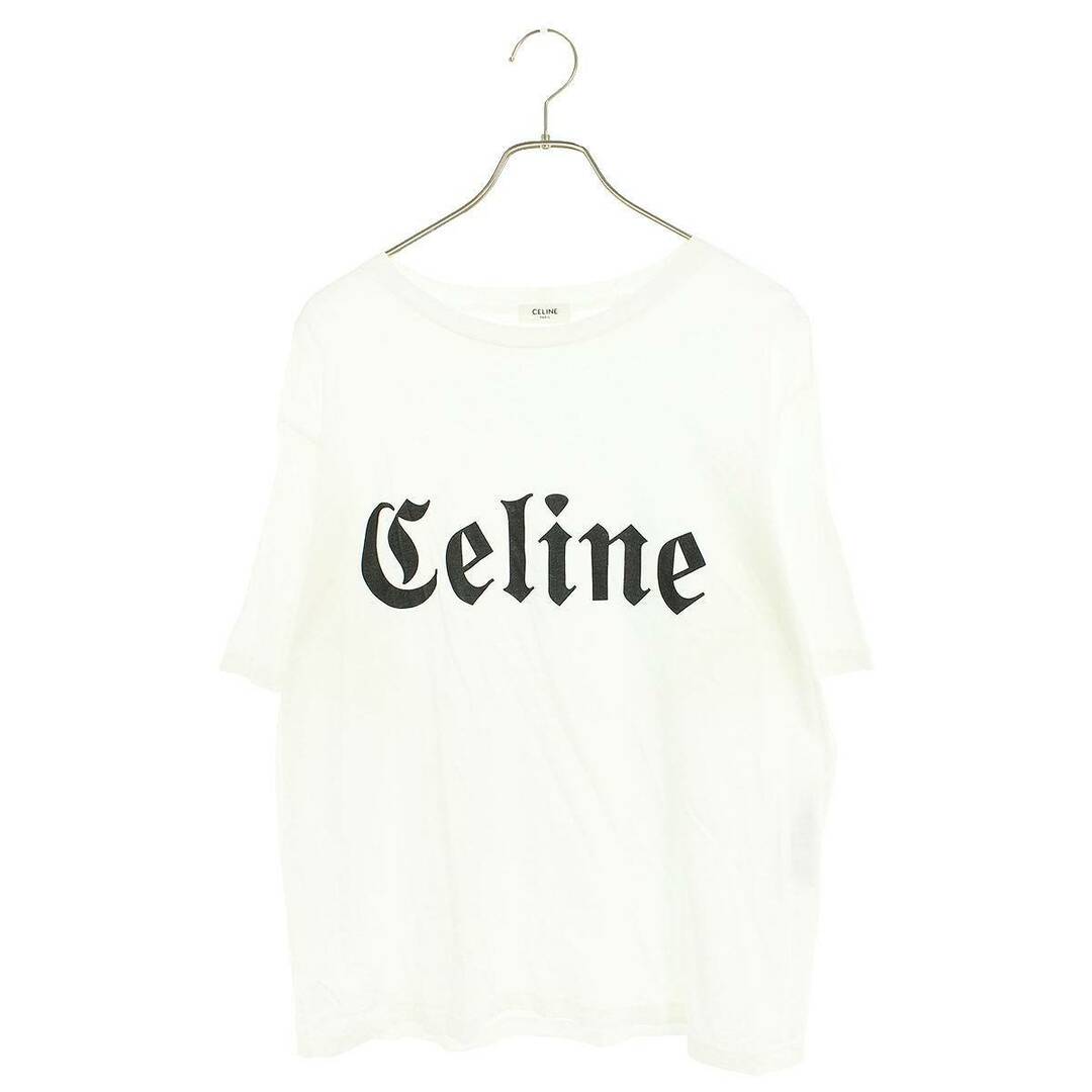 セリーヌ by Hedi Slimane ゴシックロゴプリント Tシャツ 半袖