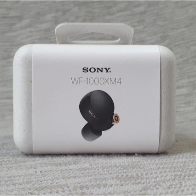 SONY(ソニー)の新品同様　SONY フルワイヤレスイヤホン ブラック WF-1000XM4 BM スマホ/家電/カメラのオーディオ機器(ヘッドフォン/イヤフォン)の商品写真