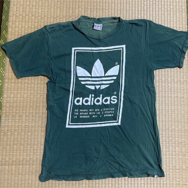 adidas(アディダス)のadidas アディダス　カナダ製　90s　ビンテージ　Tシャツ　ラバープリント メンズのトップス(Tシャツ/カットソー(半袖/袖なし))の商品写真