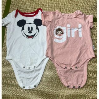 ギャップキッズ(GAP Kids)のGAP×Disney Baby ロンパース 70cm コットン100%(ロンパース)