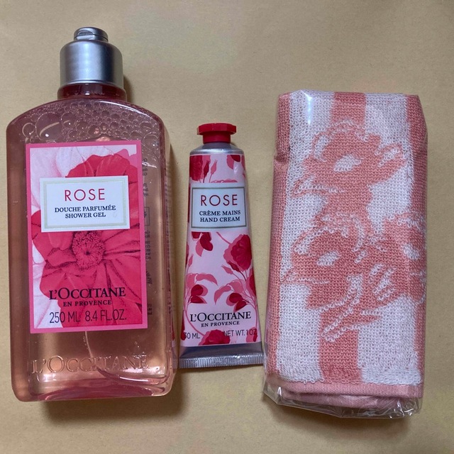 L'OCCITANE(ロクシタン)のロクシタン　ローズ　シャワージェル　ハンドクリーム コスメ/美容のボディケア(ボディソープ/石鹸)の商品写真