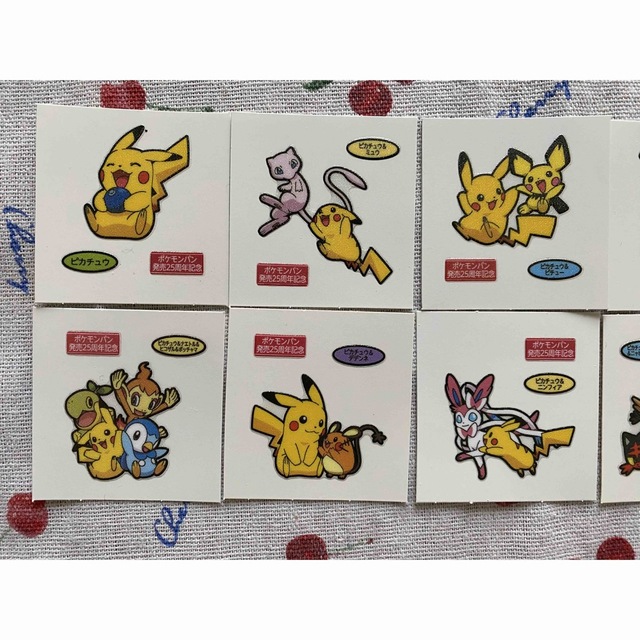 税込?送料無料】 ポケモンパン シール ポケモンシール デコキャラシール 25周年