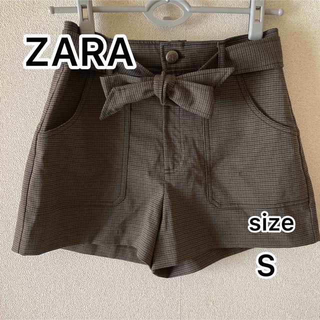 ZARA(ザラ)のZARA ザラ 2ウエイ ショートパンツ チェック Sサイズ レディースのパンツ(ショートパンツ)の商品写真