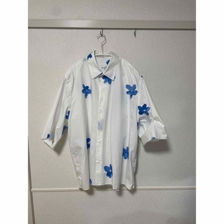 シュタイン(stein)のCamiel fortgens flower shirt ホワイト(シャツ)