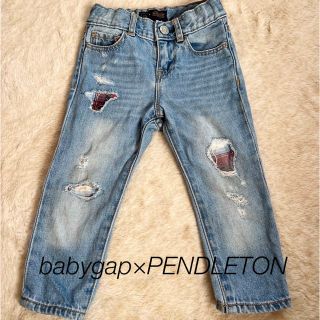 ベビーギャップ(babyGAP)のbabygap×PENDLETON コラボジーンズ(パンツ/スパッツ)