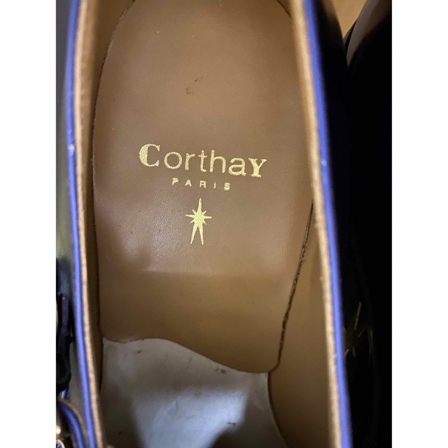 CORTHAY(コルテ)のCorthay コルテ　新品 ダブルモンクストラップ　パープル 8.5 メンズの靴/シューズ(ドレス/ビジネス)の商品写真