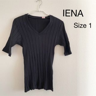 イエナ(IENA)のIENA YOUNG&OLSEN リブ5分袖プルオーバー(カットソー(半袖/袖なし))