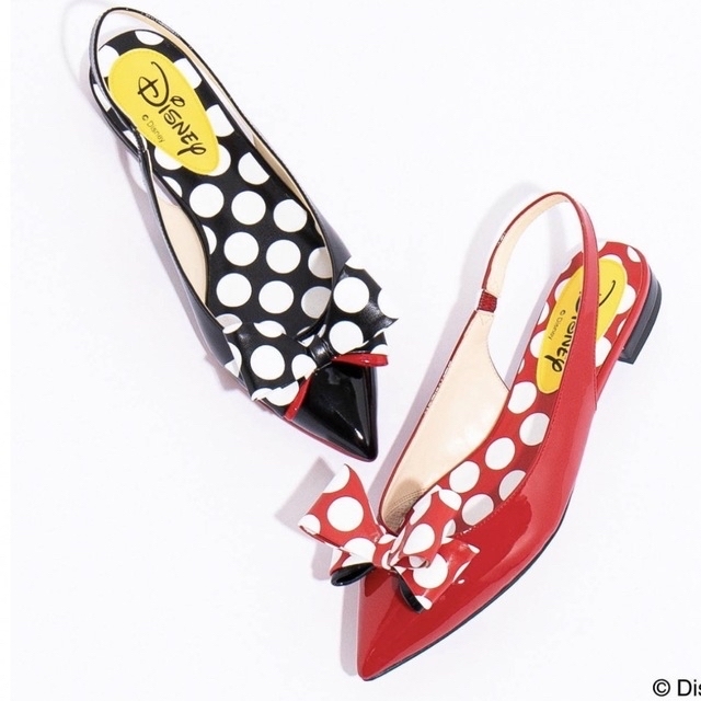 Disney(ディズニー)のダイアナ　Positively Minnie ミニーフラットシューズ   レディースの靴/シューズ(ハイヒール/パンプス)の商品写真