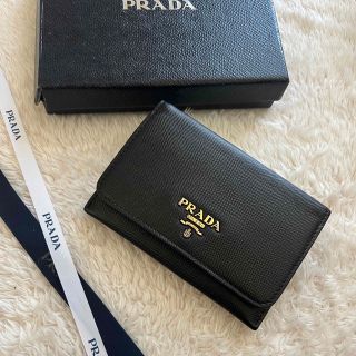 プラダ(PRADA)の美品 PRADA プラダ カードケース パスケース 財布(名刺入れ/定期入れ)