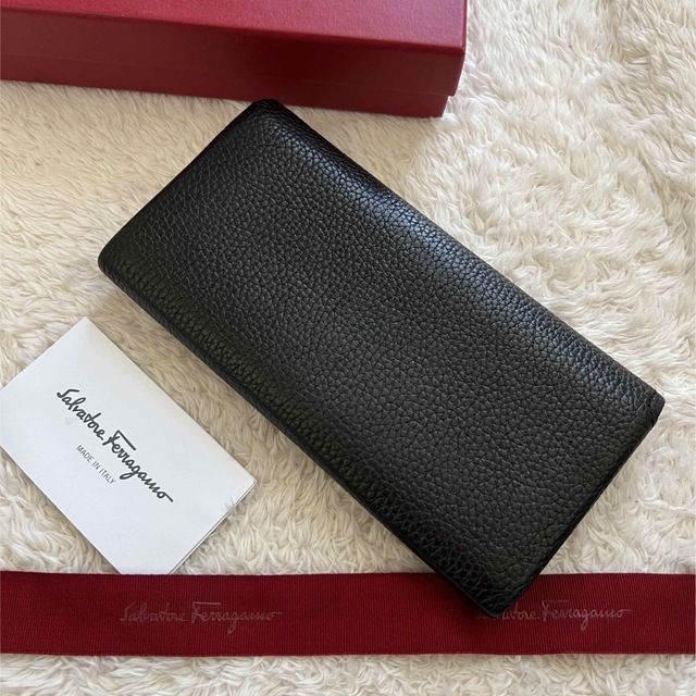 極上美品】441 Ferragamo サルバトーレフェラガモ 2つ折り長財布 | web