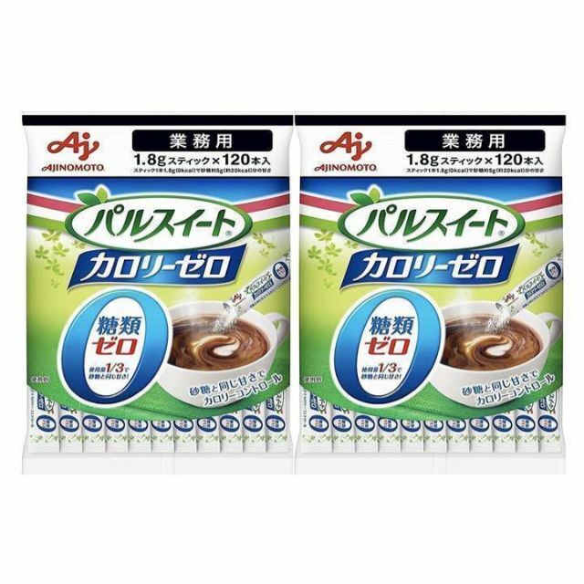 パルスイート カロリーゼロスティック 120本 業務用×2袋 食品/飲料/酒の食品/飲料/酒 その他(その他)の商品写真