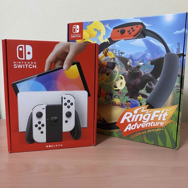 すぐ使えます！Nintendo Switch 有機ELリングフィット全てセット