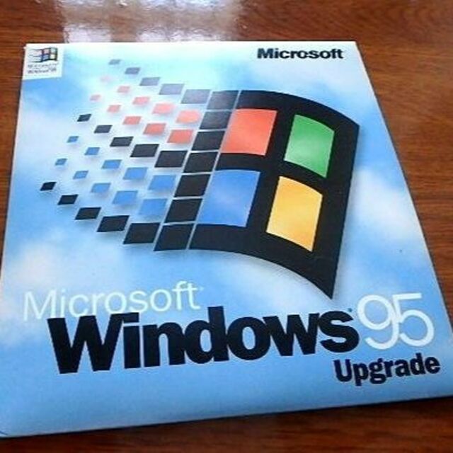 ★Microsoft windows 95 upgrade 中古 CD-ROM スマホ/家電/カメラのPC/タブレット(その他)の商品写真