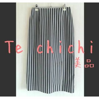 テチチ(Techichi)の美品 Te chichi テチチ ストライプ ペンシルスカート(ロングスカート)