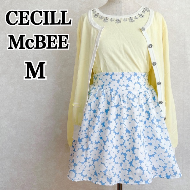 CECIL McBEE(セシルマクビー)のCECILL McBEE セシルマクビー トップス カーディガン スカートセット レディースのレディース その他(セット/コーデ)の商品写真