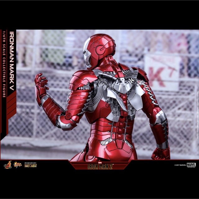 Hot Toys(ホットトイズ)の【ムービー・マスターピース】『アイアンマン２』 アイアンマン・マーク5 エンタメ/ホビーのフィギュア(アメコミ)の商品写真