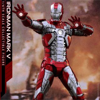 ホットトイズ(Hot Toys)の【ムービー・マスターピース】『アイアンマン２』 アイアンマン・マーク5(アメコミ)