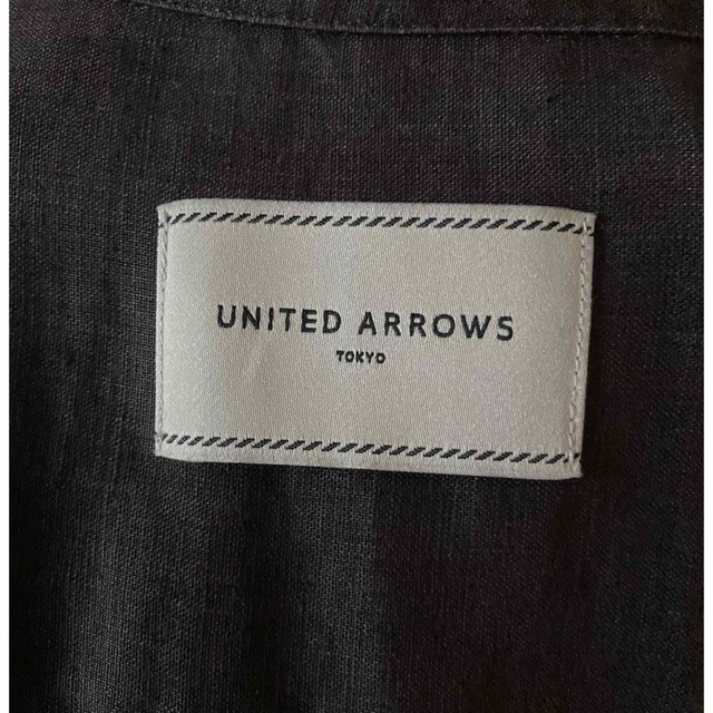 UNITED ARROWS(ユナイテッドアローズ)のユナイテッドアローズ　シャツワンピース　36 ブラウン レディースのワンピース(ロングワンピース/マキシワンピース)の商品写真