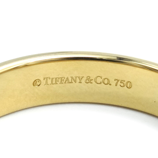 ティファニー フォーエバー ウェディング リング 4.5mm K18YG 指輪  約18.5号 ジュエリー Tiffany＆Co.