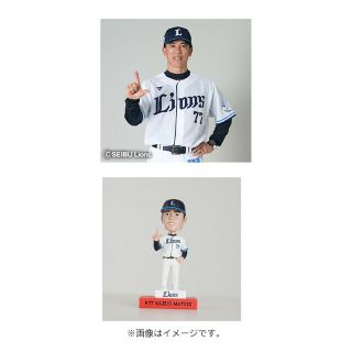 【新品・未使用・未開封】埼玉西武ライオンズ 松井稼頭央監督 ボブルヘッド(記念品/関連グッズ)