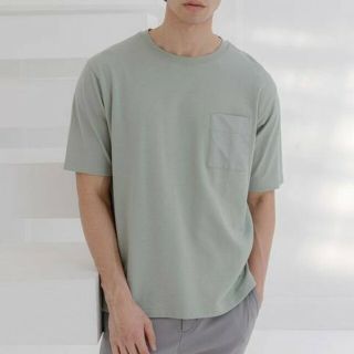 グローバルワーク(GLOBAL WORK)のGLOBAL WORK グローバルワーク　マルチファッション　Tシャツ　緑　L(Tシャツ/カットソー(半袖/袖なし))