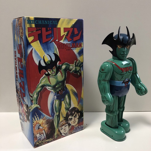 batman【希少】バットマン ビリケン商会 ブリキ おもちゃ ゼンマイ 可動品