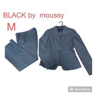 ブラックバイマウジー(BLACK by moussy)の未使用BLACK by moussyパンツスーツグレーサイズM シルク混(スーツ)