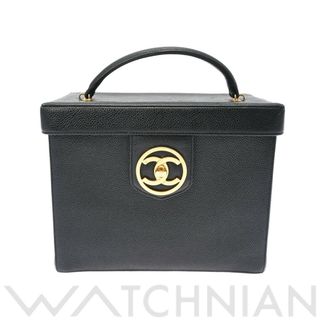 シャネル(CHANEL)の中古 シャネル CHANEL A01999 3番台 レディース 2WAYバッグ ブラック /ゴールド金具 キャビアスキン(その他)