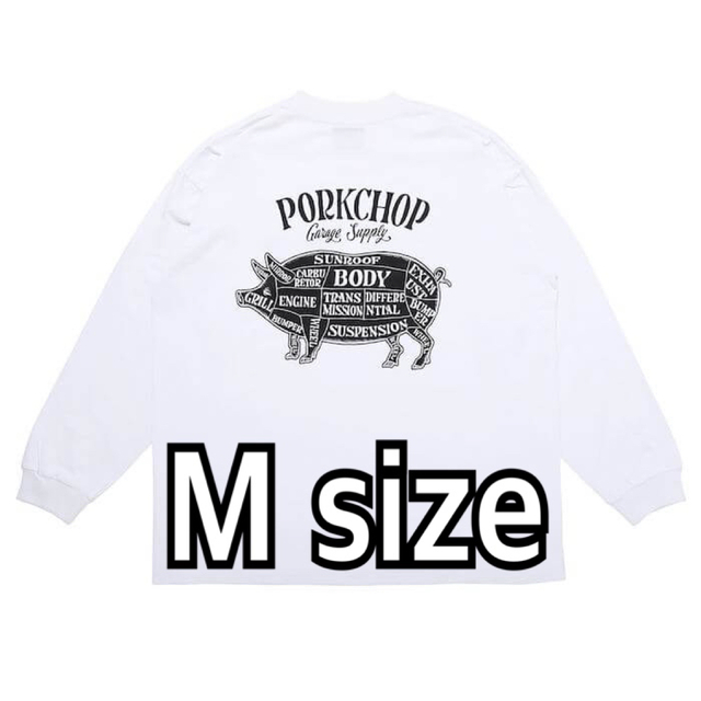 PORKCHOP ポークチョップ ロングTシャツ M 新品 - Tシャツ/カットソー