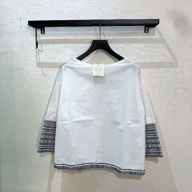 新品 assiette アシェット 刺繍 コットン ブラウス