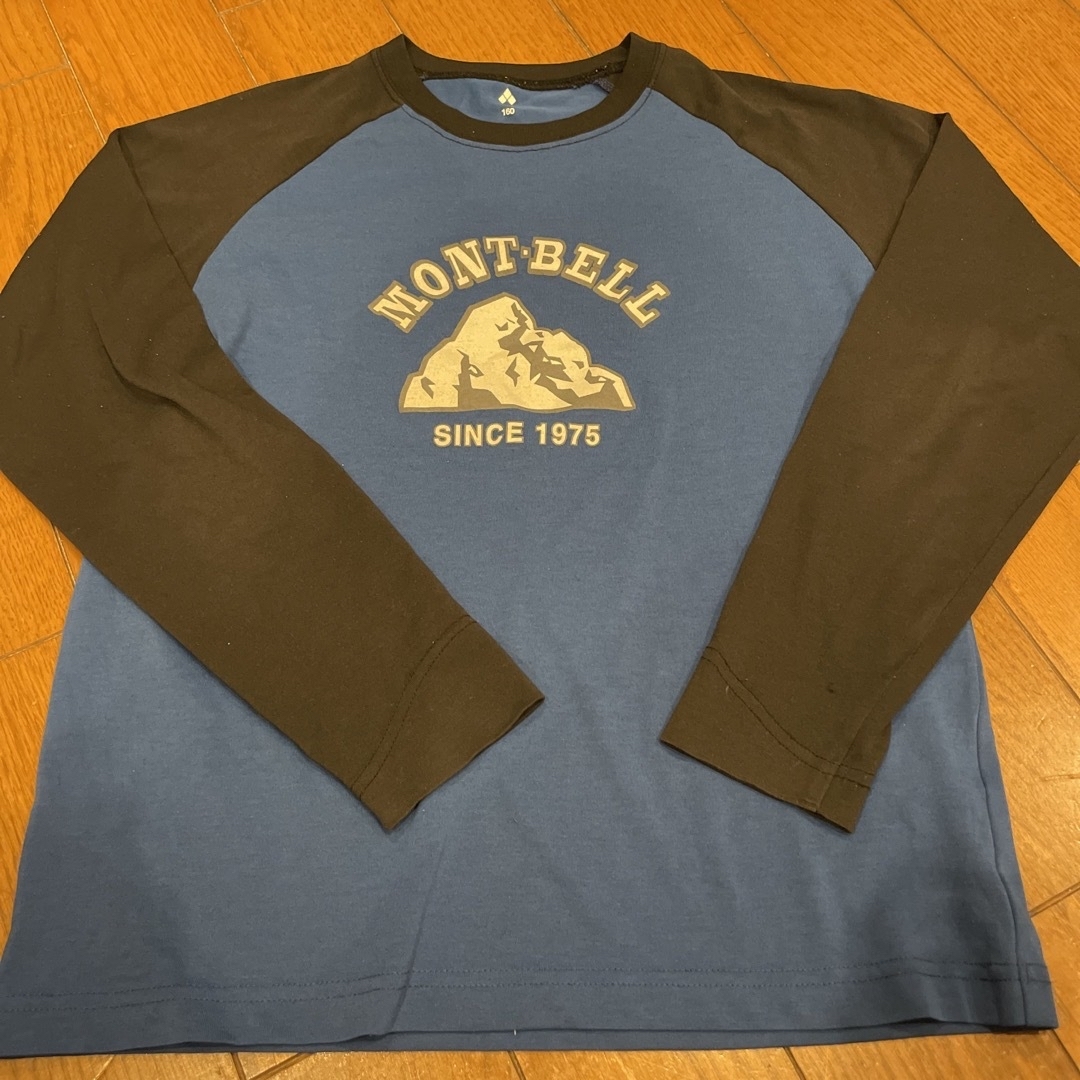 mont bell(モンベル)のモンベル　長袖Tシャツ　2枚　150,160 キッズ/ベビー/マタニティのキッズ服男の子用(90cm~)(Tシャツ/カットソー)の商品写真