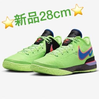 ナイキ(NIKE)のレブロン NXXT GEN 28cm ライムグリーン 限定 lebron20(スニーカー)