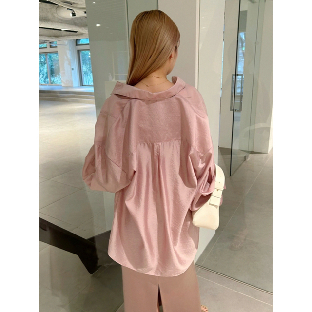 SNIDEL - SNIDEL❤️新品シアーオーバーシャツ❤️ピンク完売品❤️の