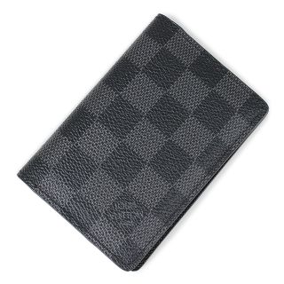 ヴィトン(LOUIS VUITTON) ダミエ 名刺入れ/定期入れ(メンズ)(ブラック