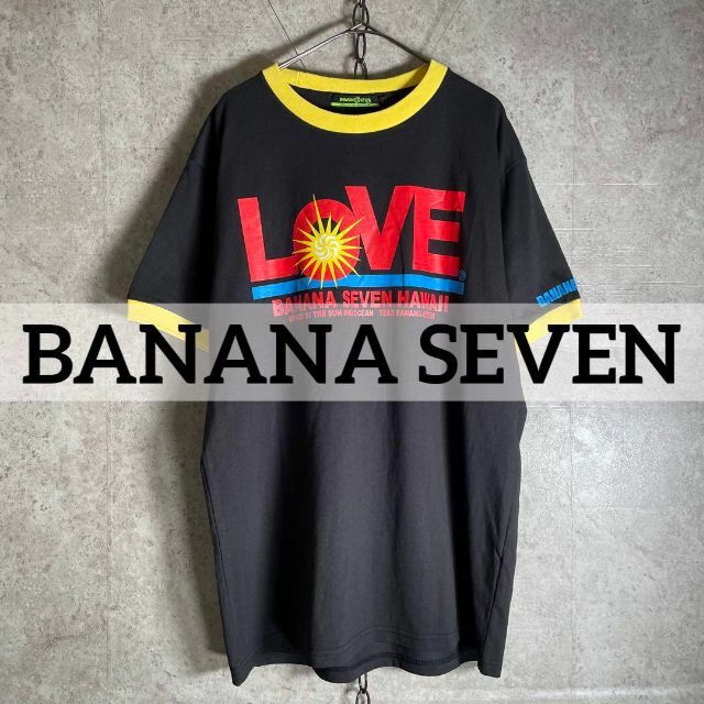 877*7(BANANA SEVEN) - Y2K バナナセブンハワイ リンガーTシャツ Dole ...